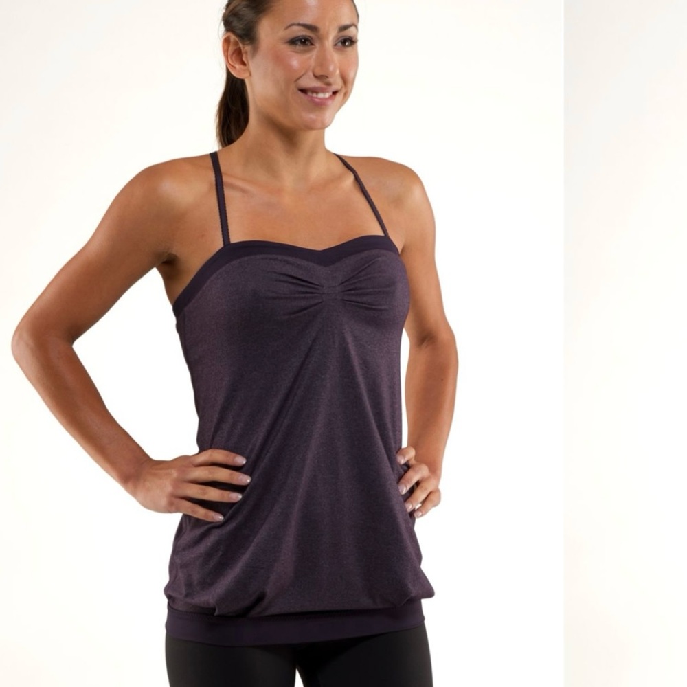 Black Lululemon Pure Focus Tank, Size 6